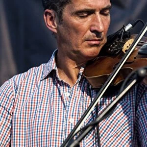 Charlie McKerron, fiddler with the Scottish folk band Capercaillie