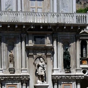 Detile of Doges Palace Courtyard