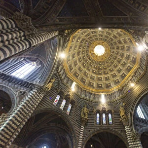 Dome interior. Siena. Tuscany. Italy. Europe