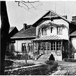 House of the Szczuki family in Poland where Manya Sklodovska (Marie Curie 1867-1934)