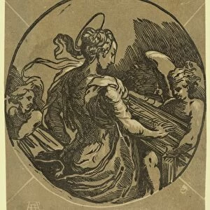 St. Cecilia / Aa [monogram Of Andrea Andreani]