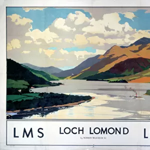 Loch Lomond, LMS and LNER poster, 1923-1947