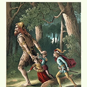 Jack the Giant Killer, rescuing people from the evil giant, Fairy tale