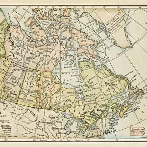 Map of Canada 1898
