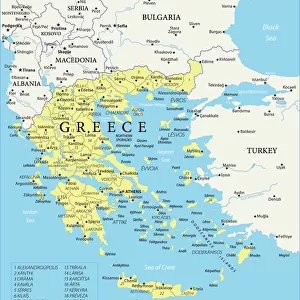 Maps and Charts Photo Mug Collection: Greece