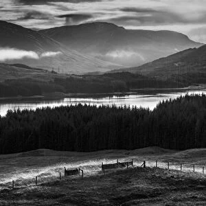 Scottish Highlands in Black in White #1