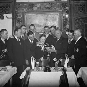 The dart champions dinner at St Mary Cray, Kent. 1938