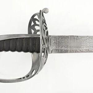 1796 Pattern Heavy Cavalry Officers undress sword, 1805 circa (metal)