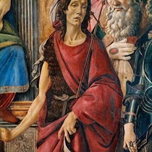 Altarpiece of St. Barnaba, detail showing Saint John the Baptist