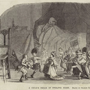 A Childs Dream of Twelfth Night (engraving)