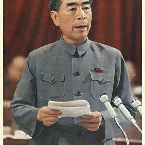 Chou en-Lai, Prime Minister and Minister of Foreign Affairs of Mao (1898-1976)