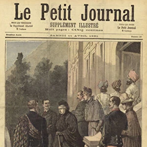 Cover of Le Petit Journal, 11 April 1891 (coloured engraving)