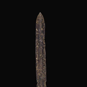 Dagger (iron, bronze & glass)