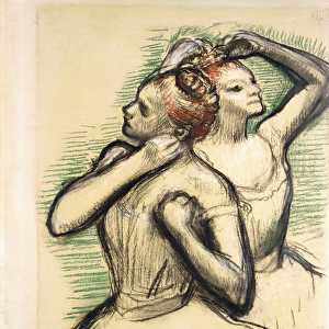 Two Dancers, c. 1897 (pastel and charcoal on paper)