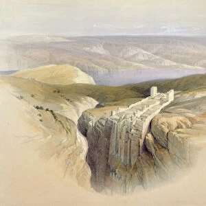 The Dead Sea looking towards Moab, April 4th 1839, plate 50 from Volume II of The