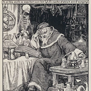 The Doctor Of Physic, from The Canterbury Tales (litho)
