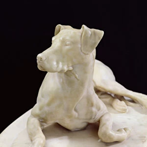 A Dog, 1827 (marble) (see also 223451)
