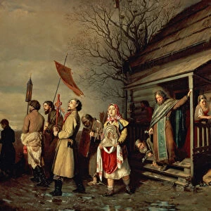 Easter Procession, 1861 (oil on canvas)
