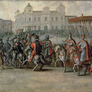The Entrance of Charles V (1500-58) into Bologna for his Coronation