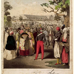 The Great Exhibition Quadrille (1851) (colour litho)