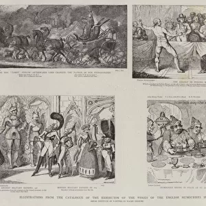 Illustration from the Catalogue of the Exhibition of the Works of the English Humourists in Art (engraving)