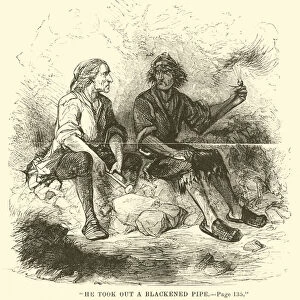 Illustration for A Tale of Two Cities by Charles Dickens (engraving)