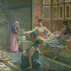 Interior of a Harem, c. 1865 (oil on canvas)