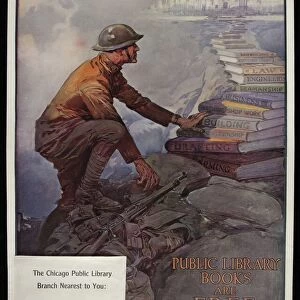 Knowledge Wins, 1914-18 (colour litho)