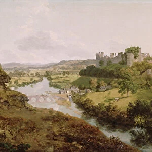 Ludlow Castle, Shropshire, 1792 (oil on canvas)