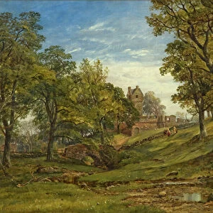 Mains Castle [Dundee], 1862 (oil on canvas)