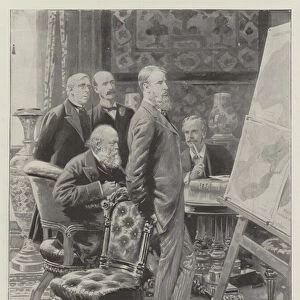 A Meeting of the Committee of National Defence (litho)