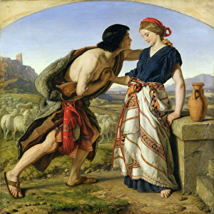 The Meeting of Jacob and Rachel, 1853 (oil on canvas) (see 141378)
