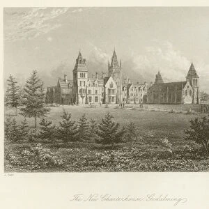 The New Charterhouse, Godalming (engraving)