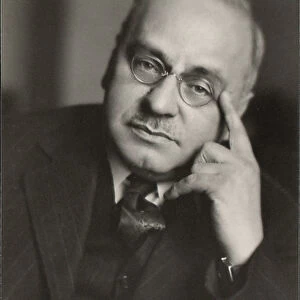 Portrait of Alfred Adler (1870-1937), Anonymous. Photograph, 1920s, Private Collection