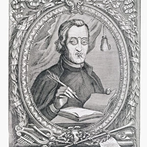Portrait of Antonio de Solis y Rivadeneira (1610-86) from The Narrative