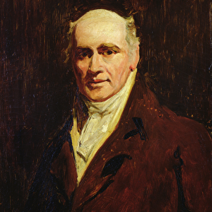Portrait of an elderly man (oil on canvas)