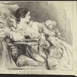 Queen Victoria and the Prince of Wales (engraving)