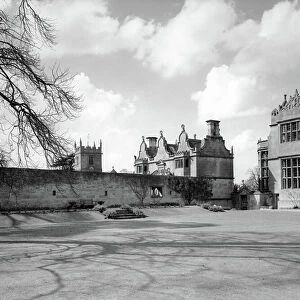 Stanway House, from Country Houses of the Cotswolds (b/w photo)
