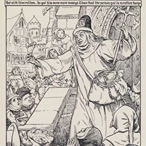 The Summoner, from The Canterbury Tales (litho)
