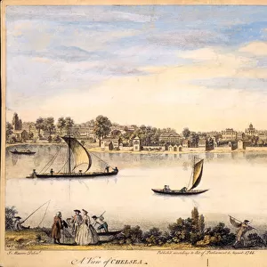 A View of Chelsea, engraved by I. Vivarez, c. 1744 (coloured engraving)