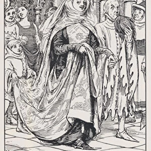 The Wife Of Bath, from The Canterbury Tales (litho)