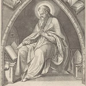 Church Father Ambrosius, Roeland van Bolten, Jacob Matham, Christoffel van Sichem