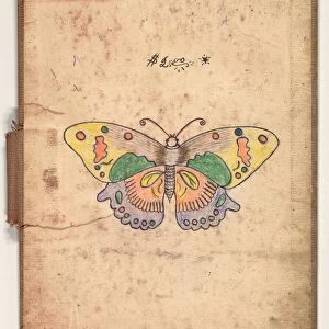 Drawings Prints, Ephemera, Tattoo Design, Butterfly, Artist, Clark & Sellers, American
