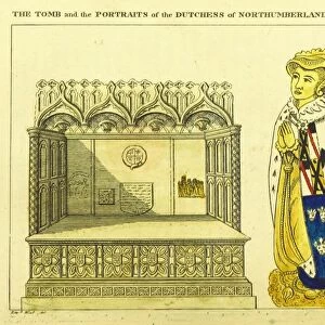The tomb and portraits of the Dutchess of Northumberland and her daughters in Chelsea