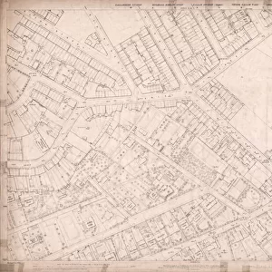 Ordnance Survey Map, Sheffield, Blake Street area, Netherthorpe, Sheffield, 1889 (Yorkshire sheet No. 294. 7. 3)