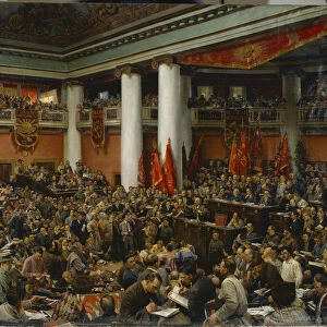 The festive opening of the Second Congress of the Communist International (Comintern), 1920-1924