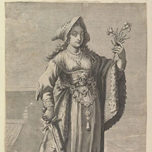 A French Christian Woman (Une Dame Chretienne et Francaise), 1647