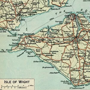 Isle of Wight. c20th Century. Artist: John Bartholomew