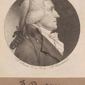 Jonathan Dayton, 1798. Creator: Charles Balthazar Julien Fevret de Saint-Memin