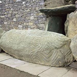 Kerbstone at the entrance to a passage grave, 26th century BC